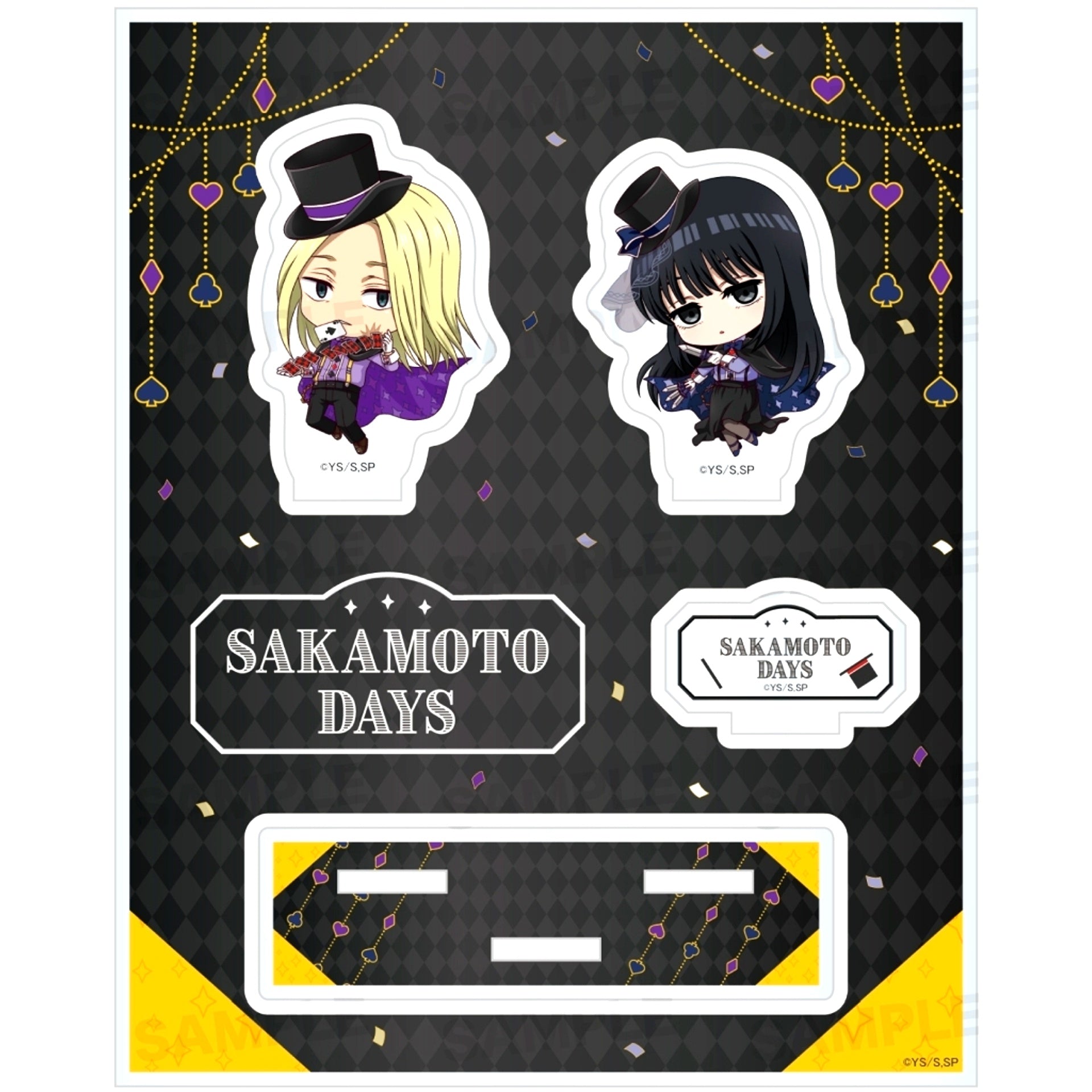 Shishiba & Osaragi Magician Ver. Chara Hoppin! Acrylic Diorama SAKAMOTO DAYS [USED]