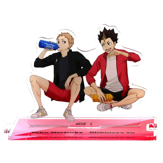 Yuu Nishinoya & Morisuke Yaku Illustration Connecting Acrylic Stand Haikyu!! [USED]