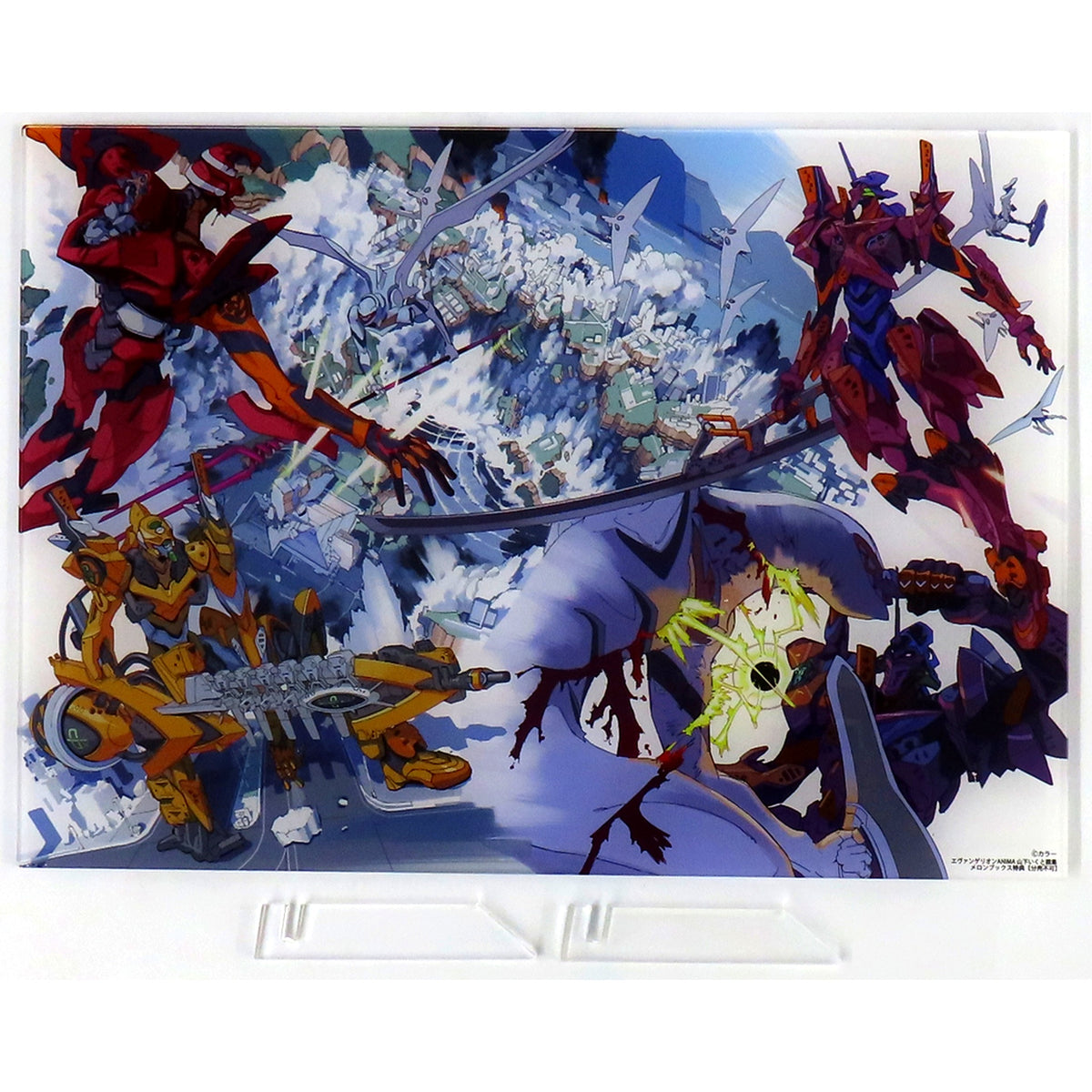 Ikuto Yamashita Illustration Acrylic Panel Evangelion Anima Art Book Melonbooks Limited Edition A Bundle Bonus [USED]
