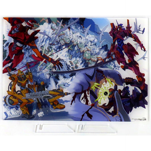 Ikuto Yamashita Illustration Acrylic Panel Evangelion Anima Art Book Melonbooks Limited Edition A Bundle Bonus [USED]