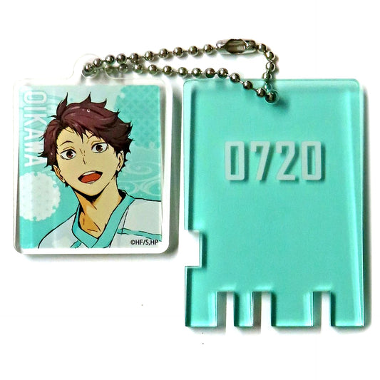 Oikawa Tooru Haikyu!! Gokurakuyu RAKU SPA Collab Vol.2 Sento Lock Style Keychain Bath Ver. [USED]