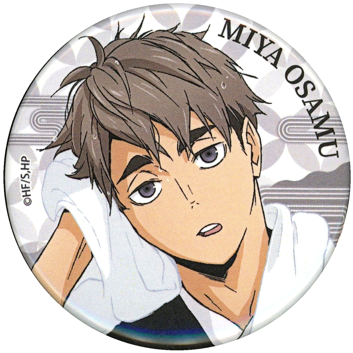 Osamu Miya Haikyu!! x Gokurakuyu RAKU SPA Saiko ni High na Kyujitsu Vol. 2 Trading Button Vol. 2 Bath Ver. [USED]