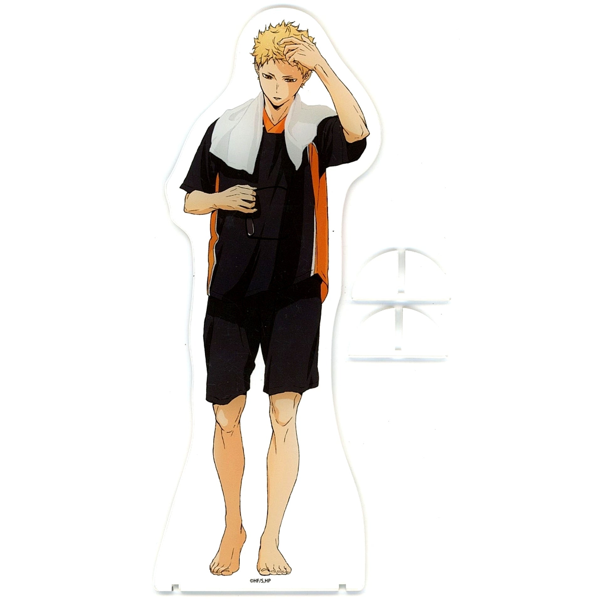 Kei Tsukishima BIG Acrylic Stand Bath Ver. Haikyu!! x Gokurakuyu RAKU SPA Supremely High Kyu-jitsu Vol. 2 [USED]