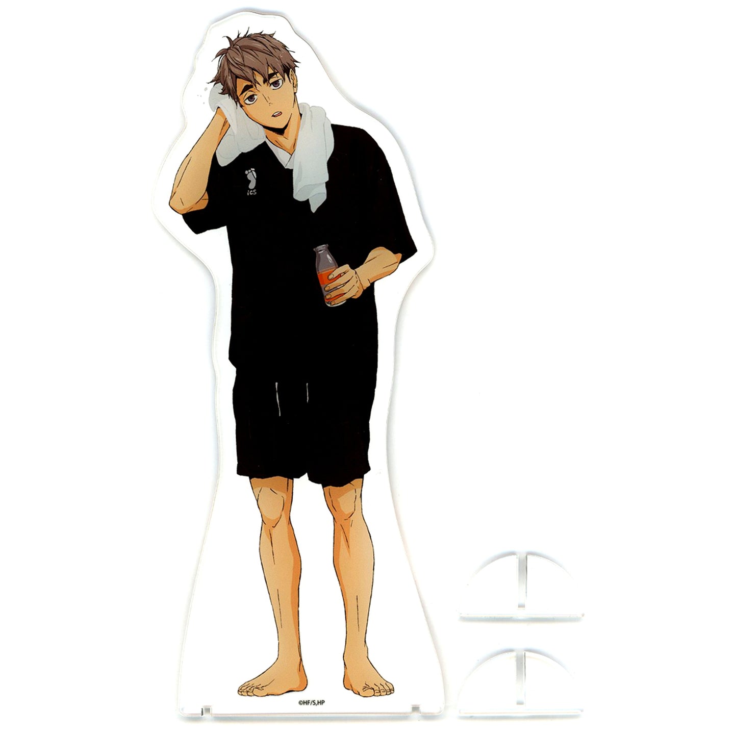 Osamu Miya BIG Acrylic Stand - Bath Ver. Haikyu!! x Gokurakuyu RAKU SPA Saiko ni High na Kyujitsu 2nd [USED]