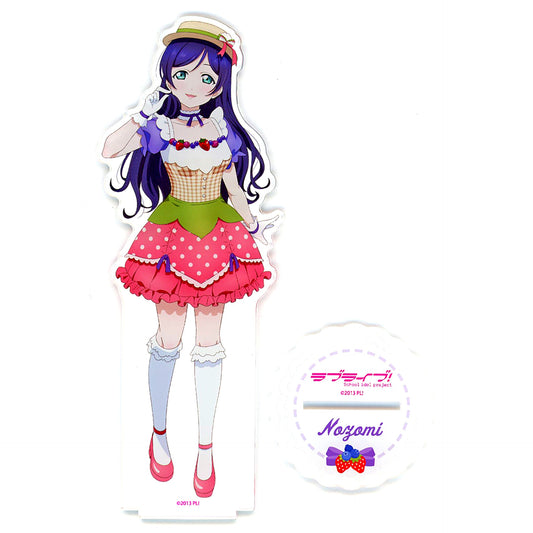 Nozomi Tojo Cafe party Big Acrylic Stand THE Chara CAFE Odaiba Decks x Love Live! Series [USED]