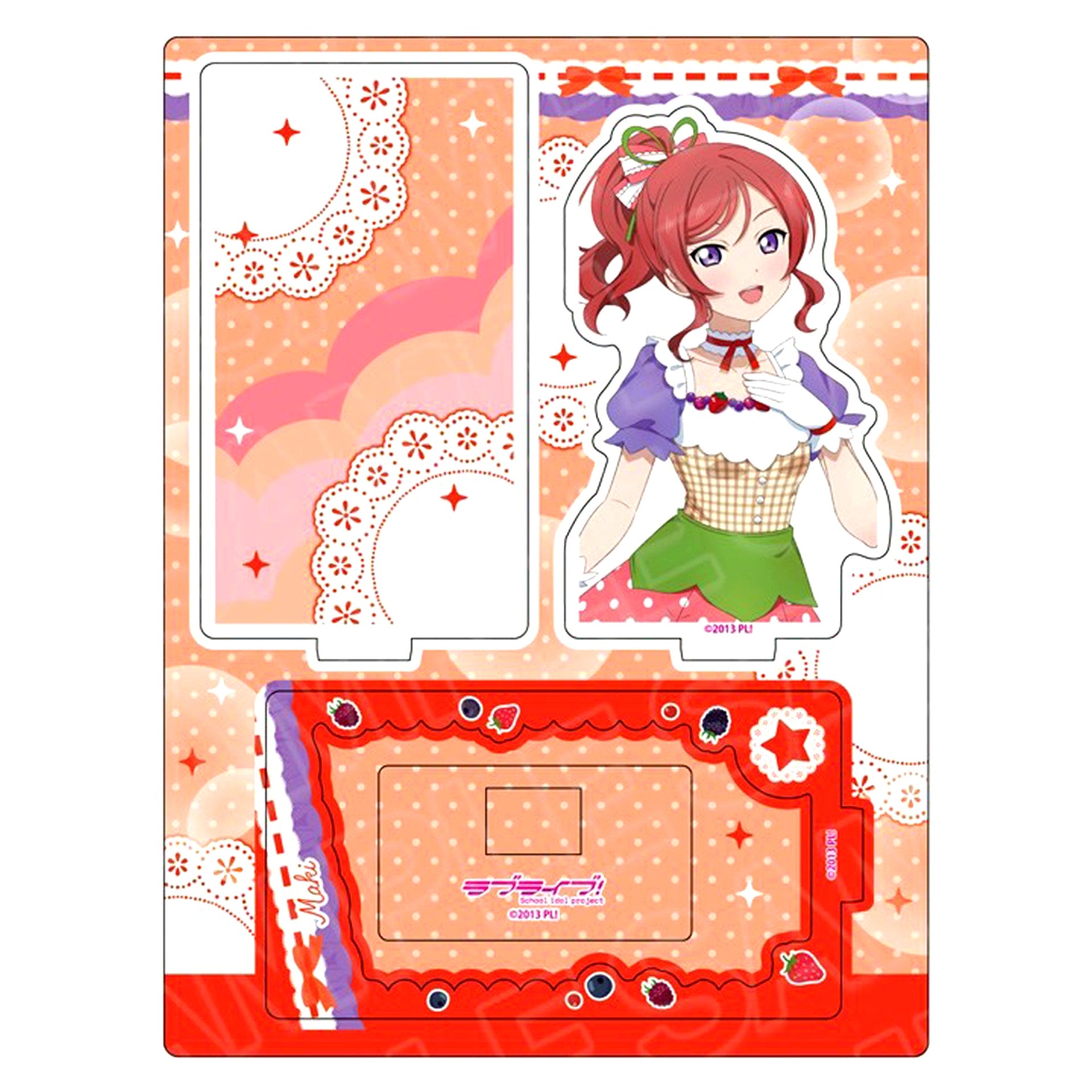Maki Nishikino THE Chara CAFE Odaiba Decks Tokyo Beach x Love Live! Series Cafe party Layer Acrylic Stand [USED]