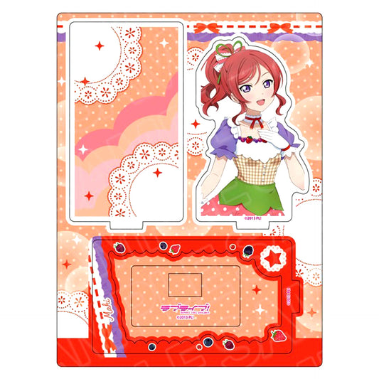 Maki Nishikino THE Chara CAFE Odaiba Decks Tokyo Beach x Love Live! Series Cafe party Layer Acrylic Stand [USED]