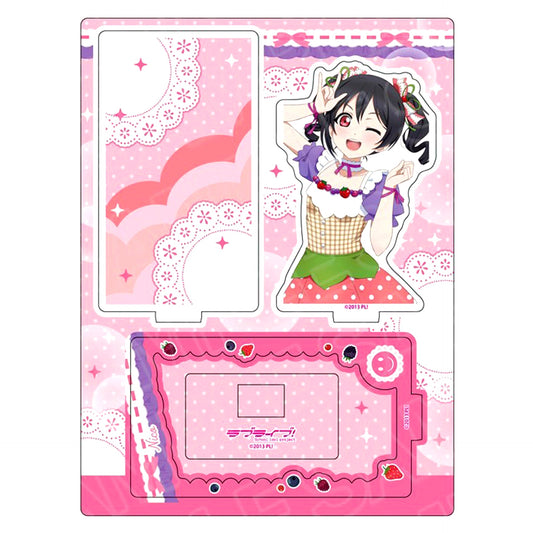 Nico Yazawa THE Chara CAFE Odaiba Decks Tokyo Beach x Love Live! Series Cafe party Layer Acrylic Stand [USED]