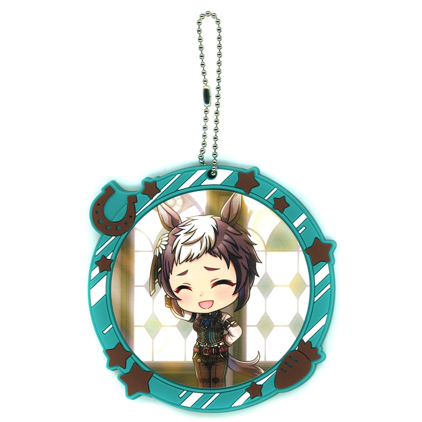 Umamusume: Pretty Derby Mejiro Ryan Ichiban Kuji Vol.11 Full-Color Rubber Charm Kyunchara Illustrations Prize H [USED]