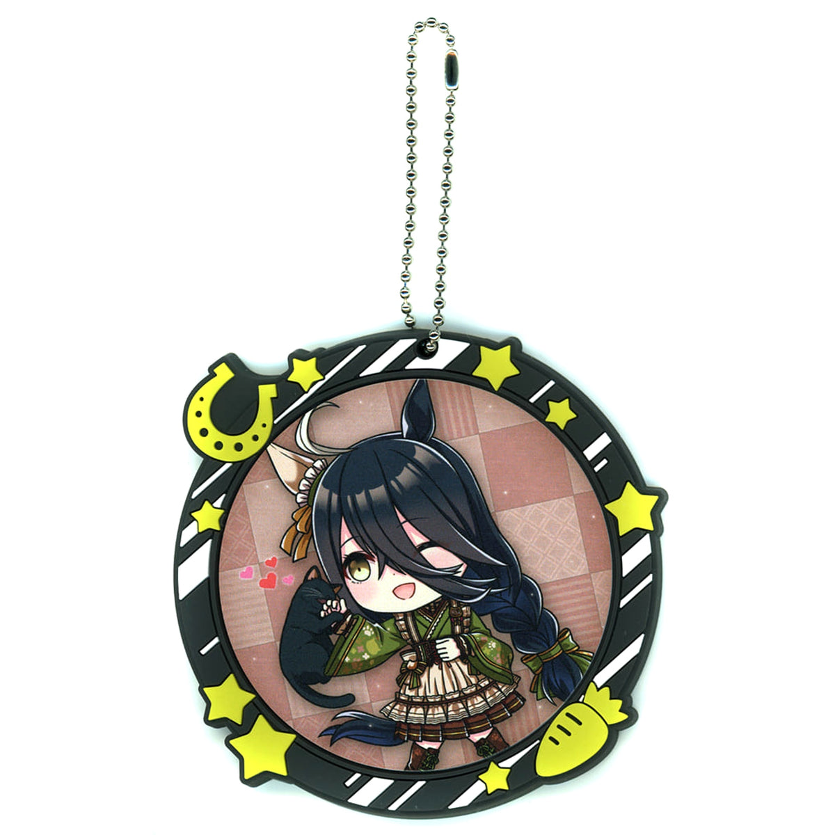 Umamusume: Pretty Derby Manhattan Cafe Ichiban Kuji Vol.11 Full-Color Rubber Charm Kyunchara Illustrations Prize H Charm [USED]