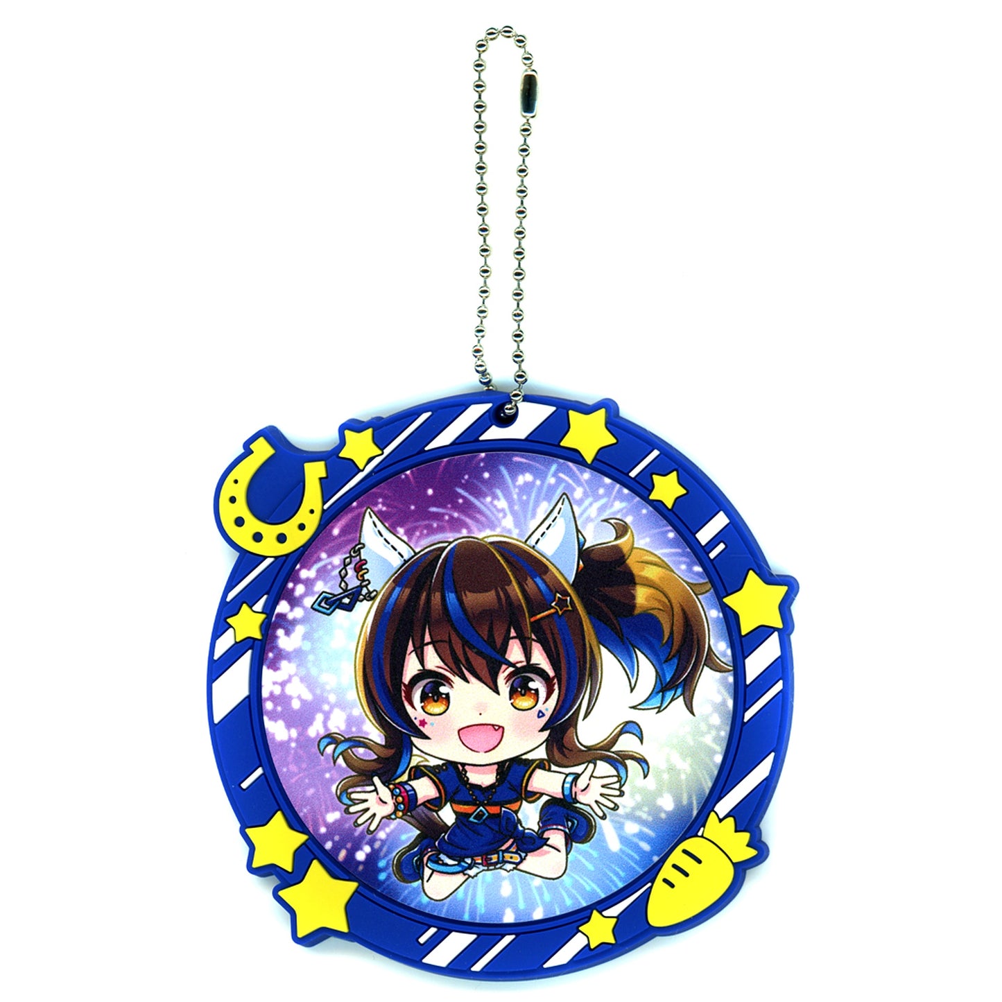 Daitaku Helios Full Color Rubber Charm Kyun Chara Illustrations Ichiban Kuji Uma Musume Pretty Derby Vol. 11 Prize H [USED]