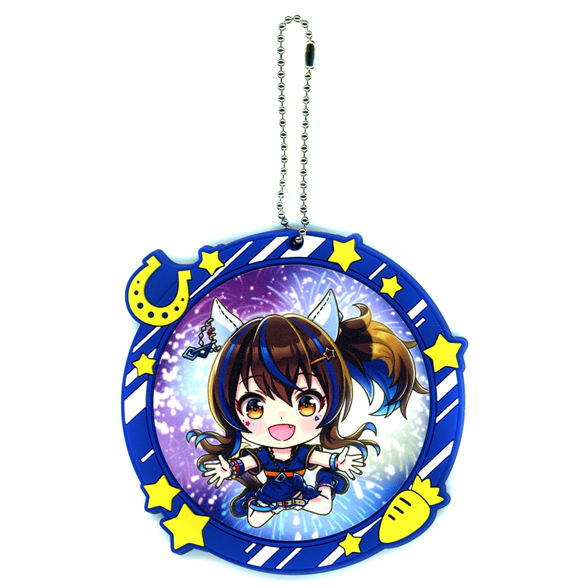 Daitaku Helios Full Color Rubber Charm Kyun Chara Illustrations Ichiban Kuji Uma Musume Pretty Derby Vol. 11 Prize H [USED]