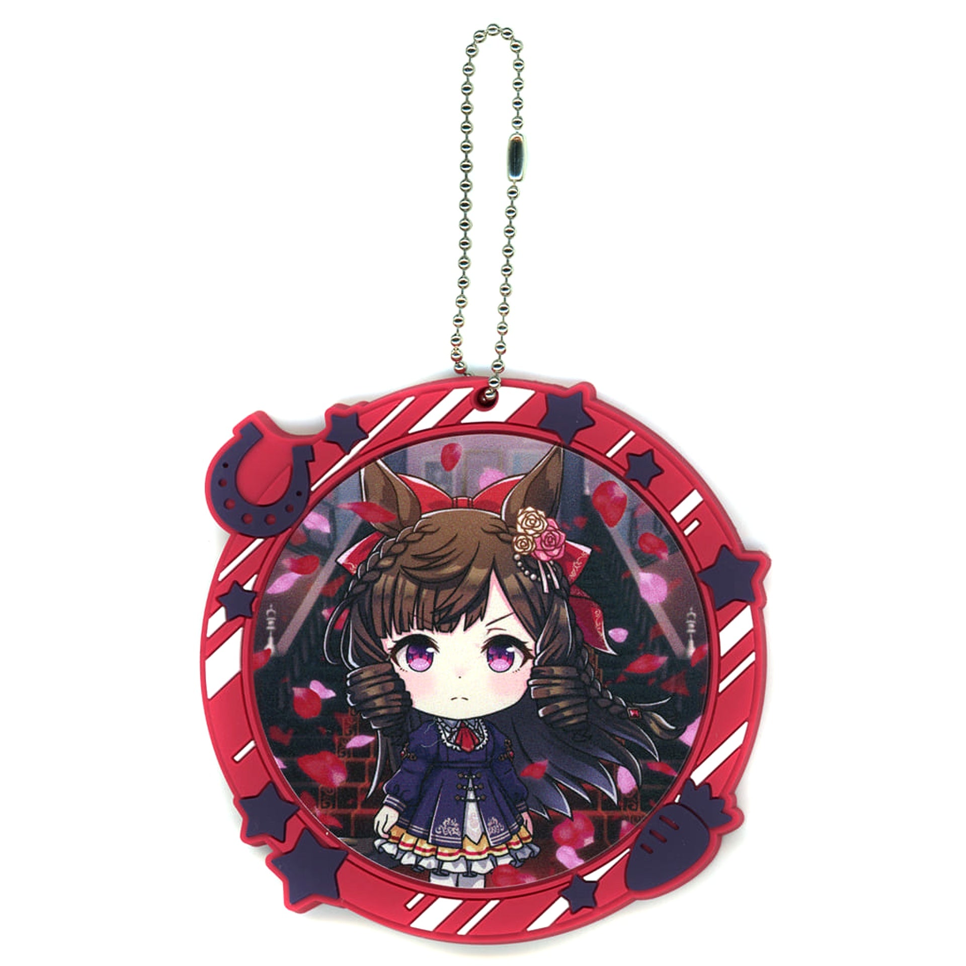 Umamusume: Pretty Derby Daiichi Ruby Ichiban Kuji Vol.11 Full-Color Rubber Charm Kyunchara Illustrations Prize H Charm [USED]