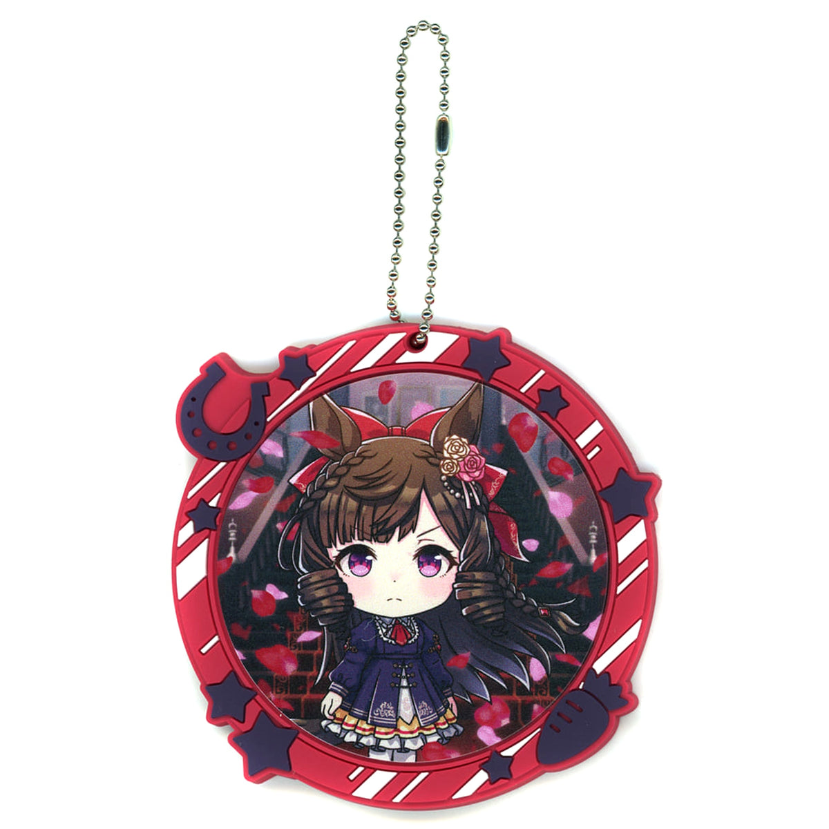 Umamusume: Pretty Derby Daiichi Ruby Ichiban Kuji Vol.11 Full-Color Rubber Charm Kyunchara Illustrations Prize H Charm [USED]