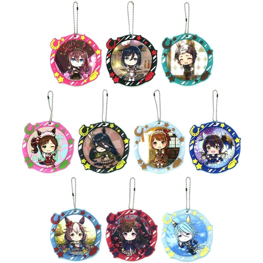 Umamusume: Pretty Derby Mihono Bourbon & Others All 10 Types Set Ichiban Kuji Vol.11 Full-Color Rubber Charm Kyunchara Illustrations Prize H [USED]