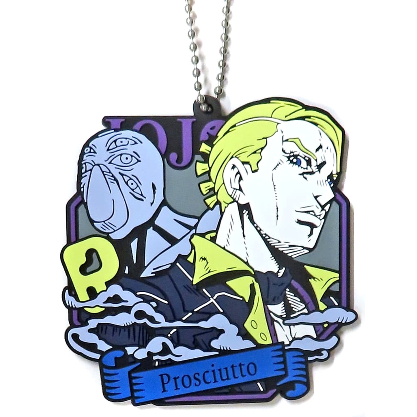 JoJo's Bizarre Adventure Prosciutto Ichiban Kuji Golden Wind Hitman Team Rubber Charm Prize K [USED]