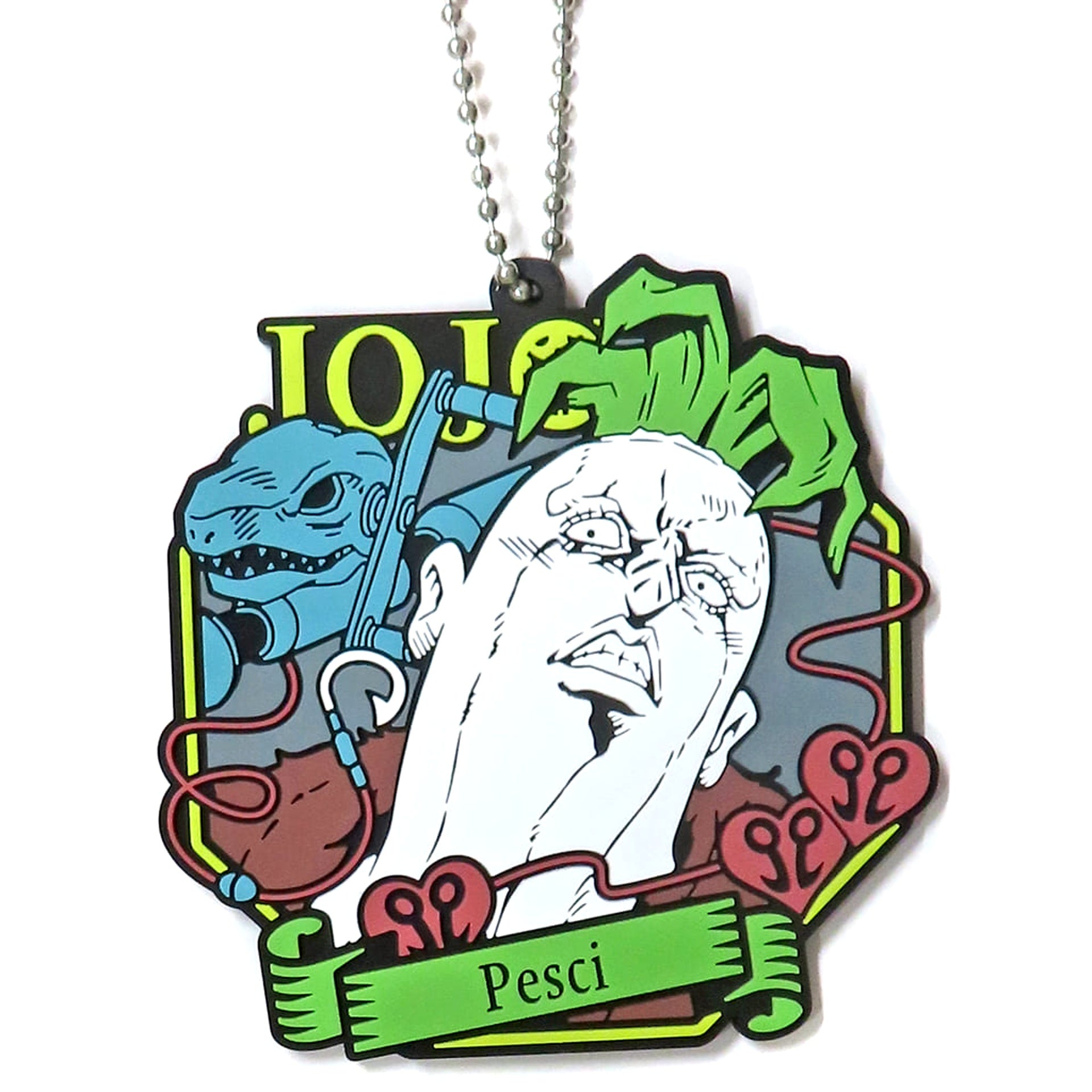 JoJo's Bizarre Adventure Pesci Ichiban Kuji Golden Wind Hitman Team Rubber Charm Prize K [USED]