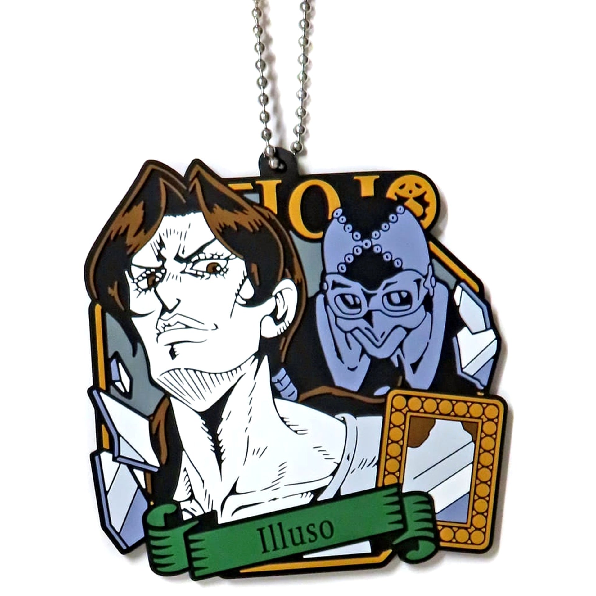 JoJo's Bizarre Adventure Illuso Ichiban Kuji Golden Wind Hitman Team Rubber Charm Prize K [USED]