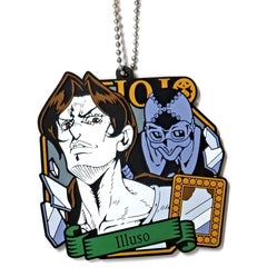 JoJo's Bizarre Adventure Illuso Ichiban Kuji Golden Wind Hitman Team Rubber Charm Prize K [USED]