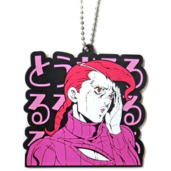 JoJo's Bizarre Adventure Vinegar Doppio Ichiban Kuji Golden Wind Hitman Team Rubber Charm Prize K [USED]