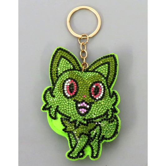 Sprigatito Glitter Keychain Pokemon [USED]