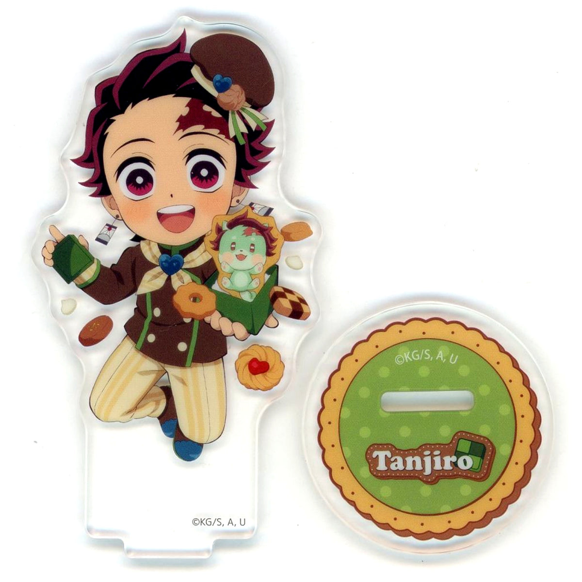 Tanjiro Kamado Random Acrylic Stand Demon Slayer: Kimetsu no Yaiba x ufotable Cafe x Machi Asobi CAFE Valentine's and White Day Event 2025 1st Half [USED]