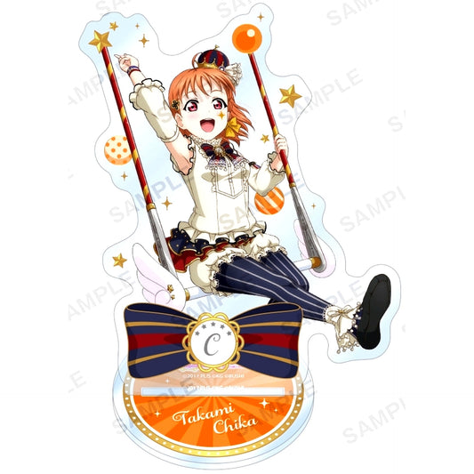 Chika Takami Acrylic Stand Aqours Circus Ver. Love Live! School Idol Festival [USED]