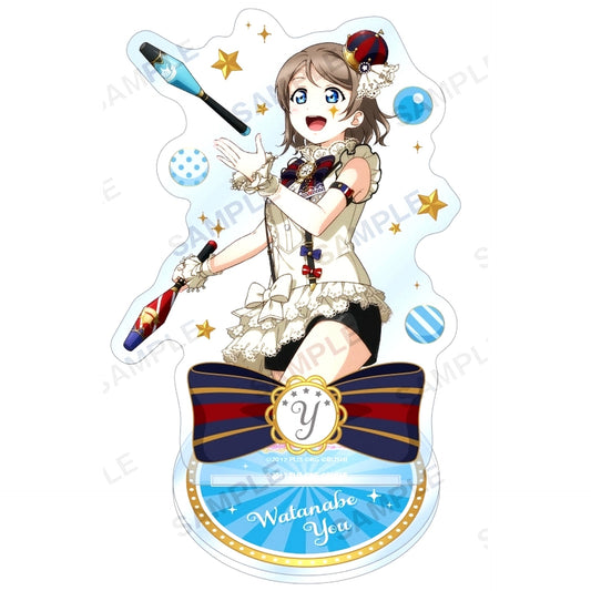 You Watanabe Acrylic Stand Aqours Circus Ver. Love Live! School Idol Festival [USED]