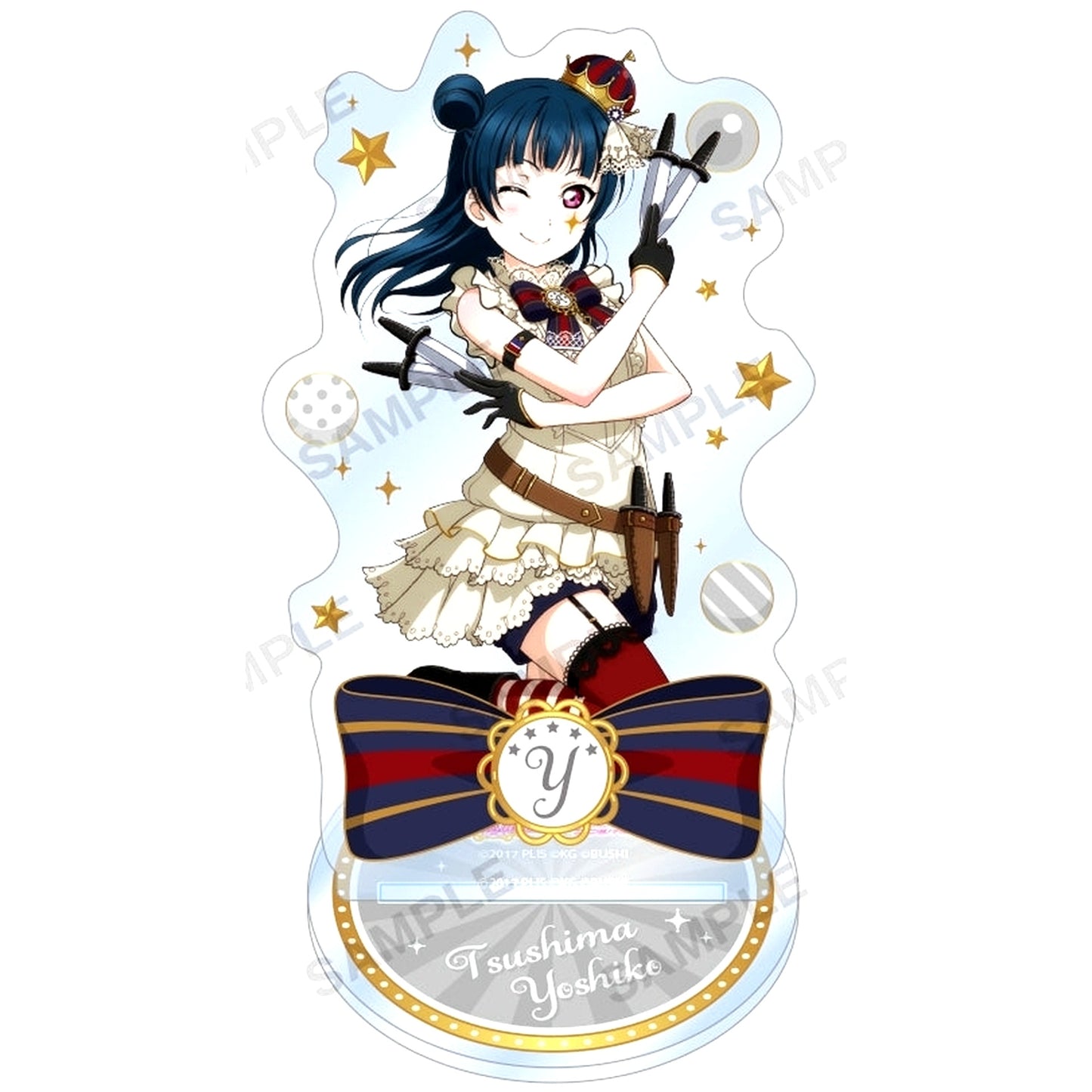 Yoshiko Tsushima Aqours Circus Ver. Love Live! School Idol Festival Acrylic Stand [USED]