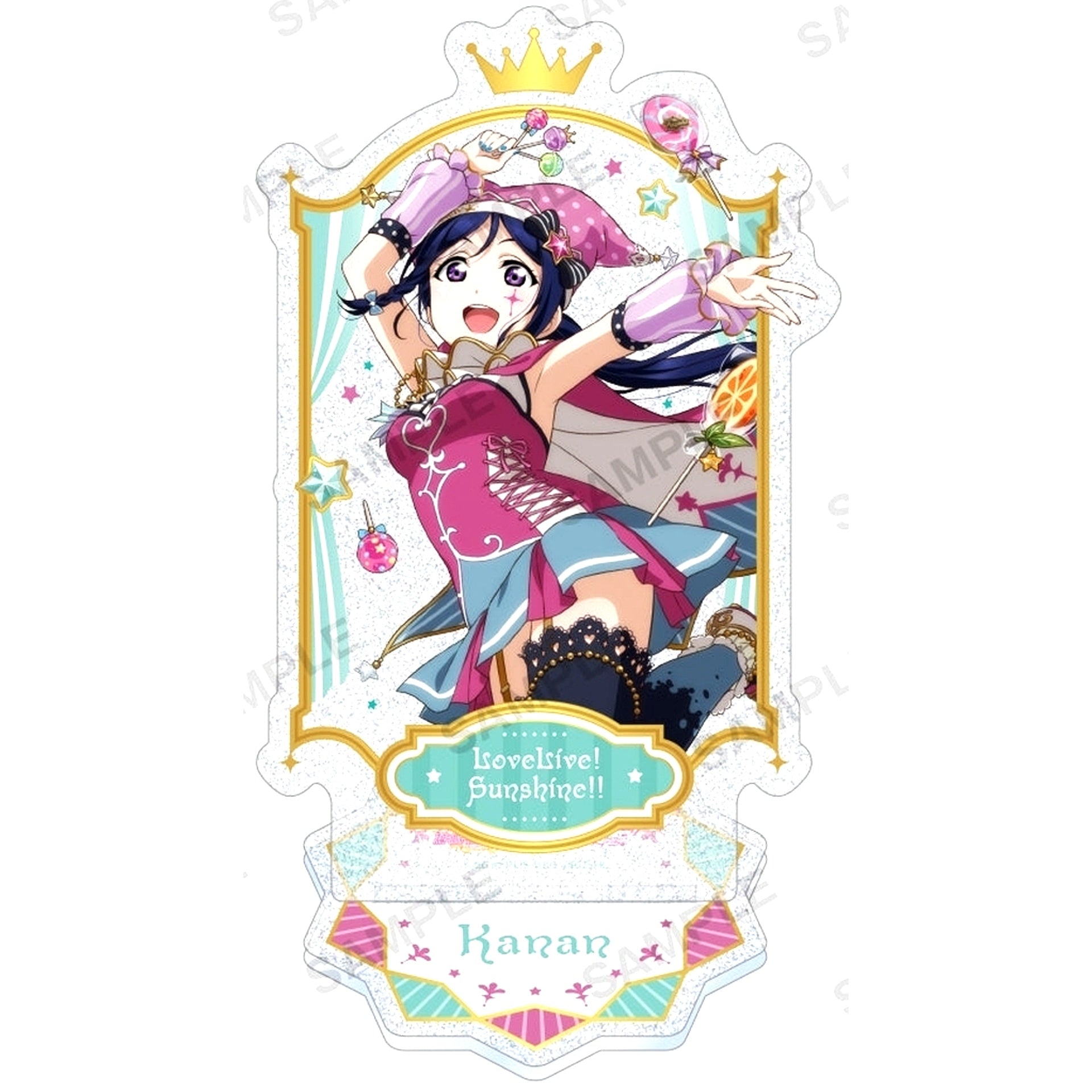 Kanan Matsuura Aqours Circus Ver. Love Live! School Idol Festival Kirarin Acrylic Stand [USED]