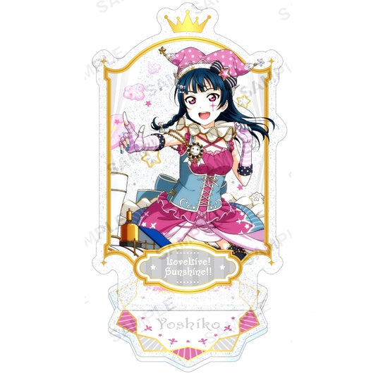 Yoshiko Tsushima Kirarin Acrylic Stand Aqours Circus Ver. Love Live! School Idol Festival [USED]