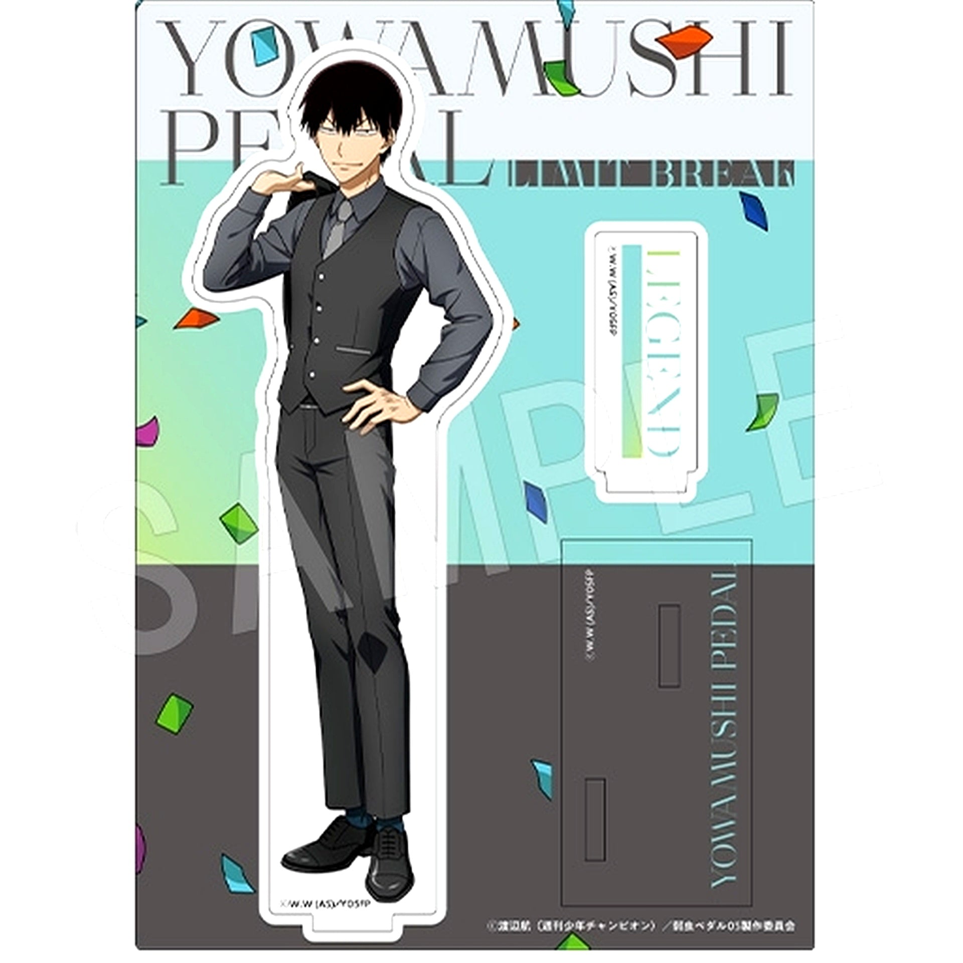 Yasutomo Arakita Celebrate ver. Acrylic Stand Yowamushi Pedal LIMIT BREAK [USED]