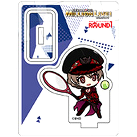 Kaori Sakuramori Destrudo Idolmaster Million Live! Trading Mini Character Acrylic Stand ROUND1 Collaboration Ver. [USED]