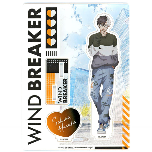 Haruka Sakura Acrylic Stand Glasses WIND BREAKER POP UP STORE [USED]