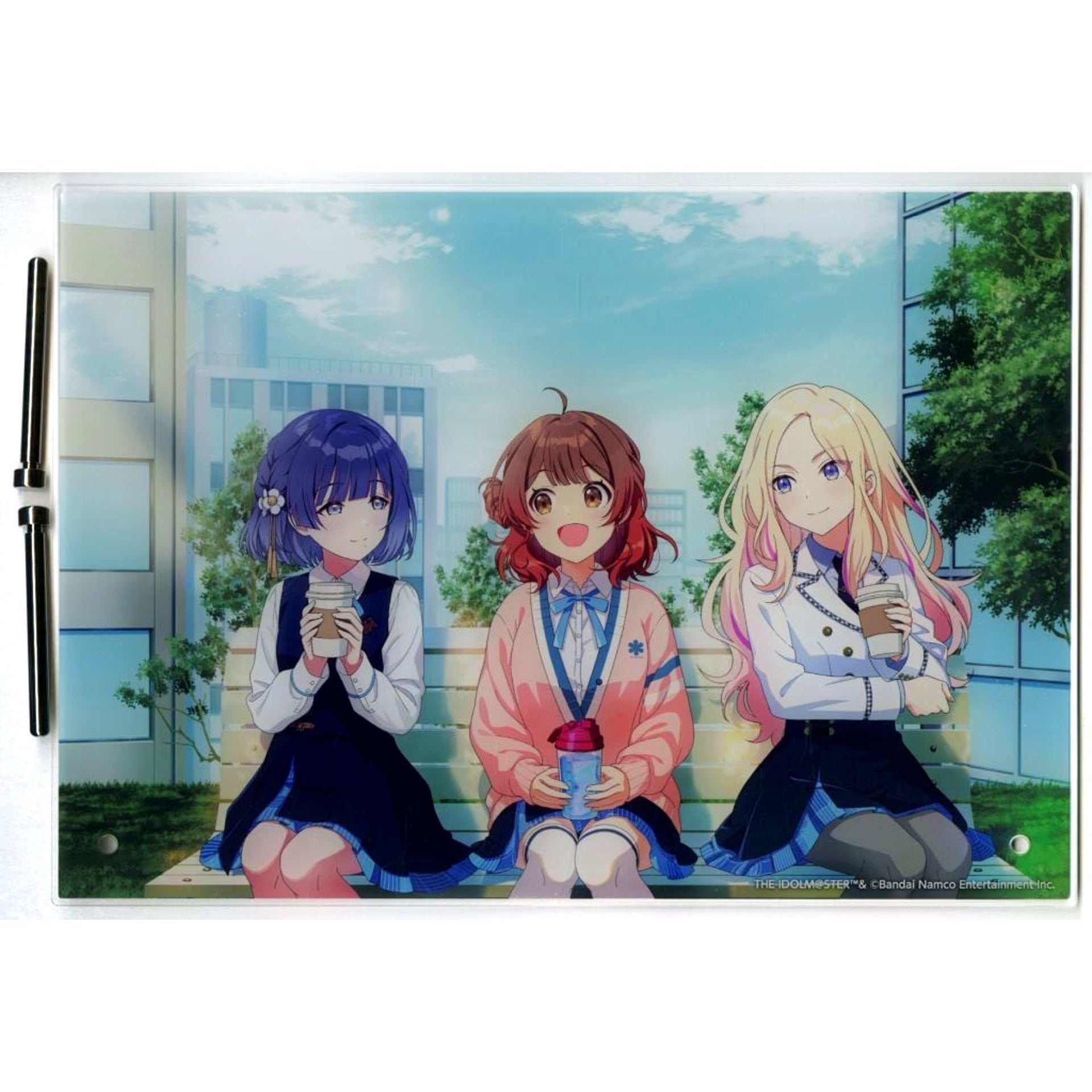 Ume Hanami & Misuzu Hataya & Sena Juo Gakuen Idolm@ster DEBUT LIVE HATSU TOUR First Performance Commemoration Official Acrylic Panel [USED]