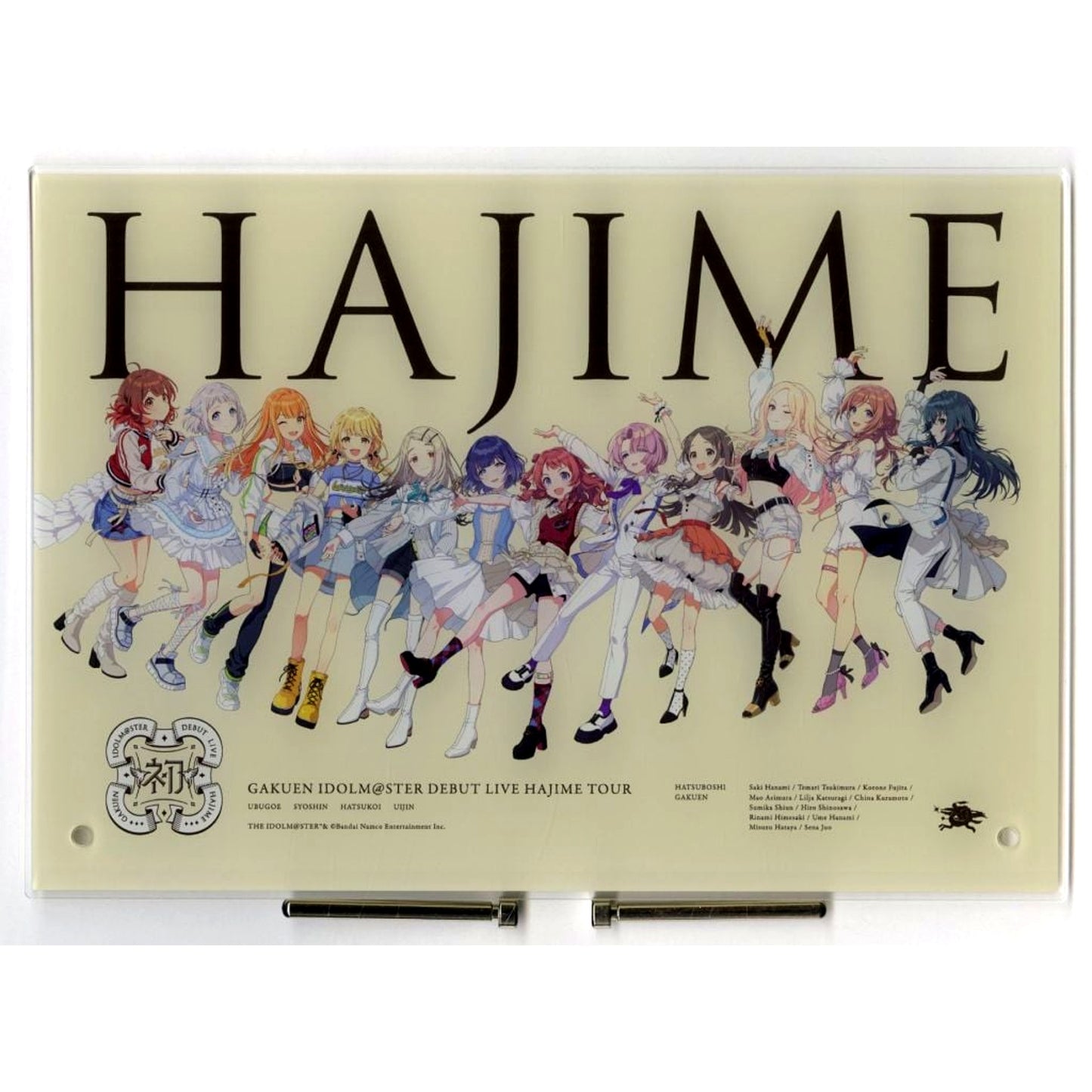 Group Gakuen Idolm@ster DEBUT LIVE HATSU TOUR Completion Commemoration Official Acrylic Panel [USED]