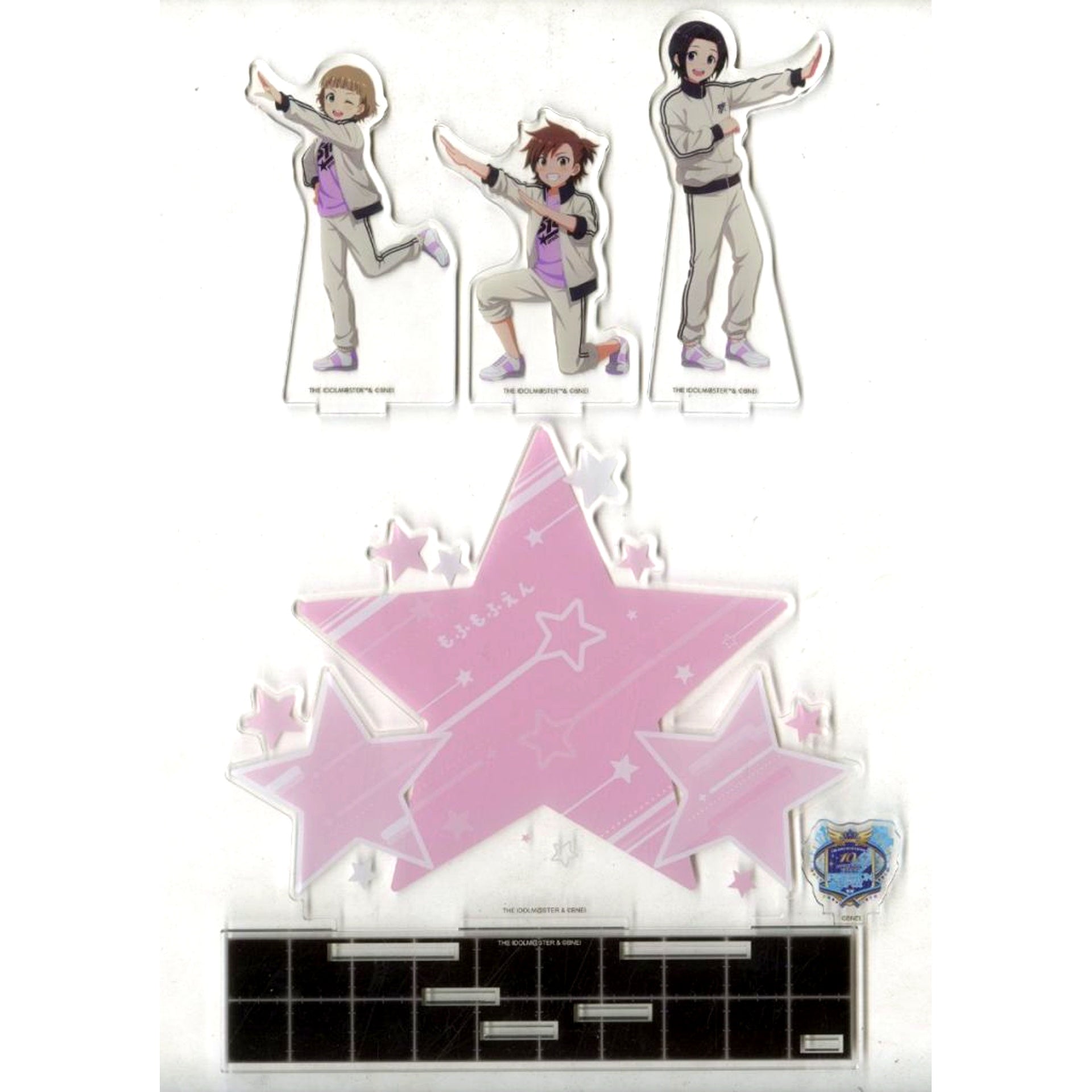 Mofumofuen Official Acrylic Stand Set The Idolmaster SideM 10th Anniversary Meeting Passion Up!!! [USED]