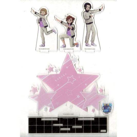 Mofumofuen Official Acrylic Stand Set The Idolmaster SideM 10th Anniversary Meeting Passion Up!!! [USED]