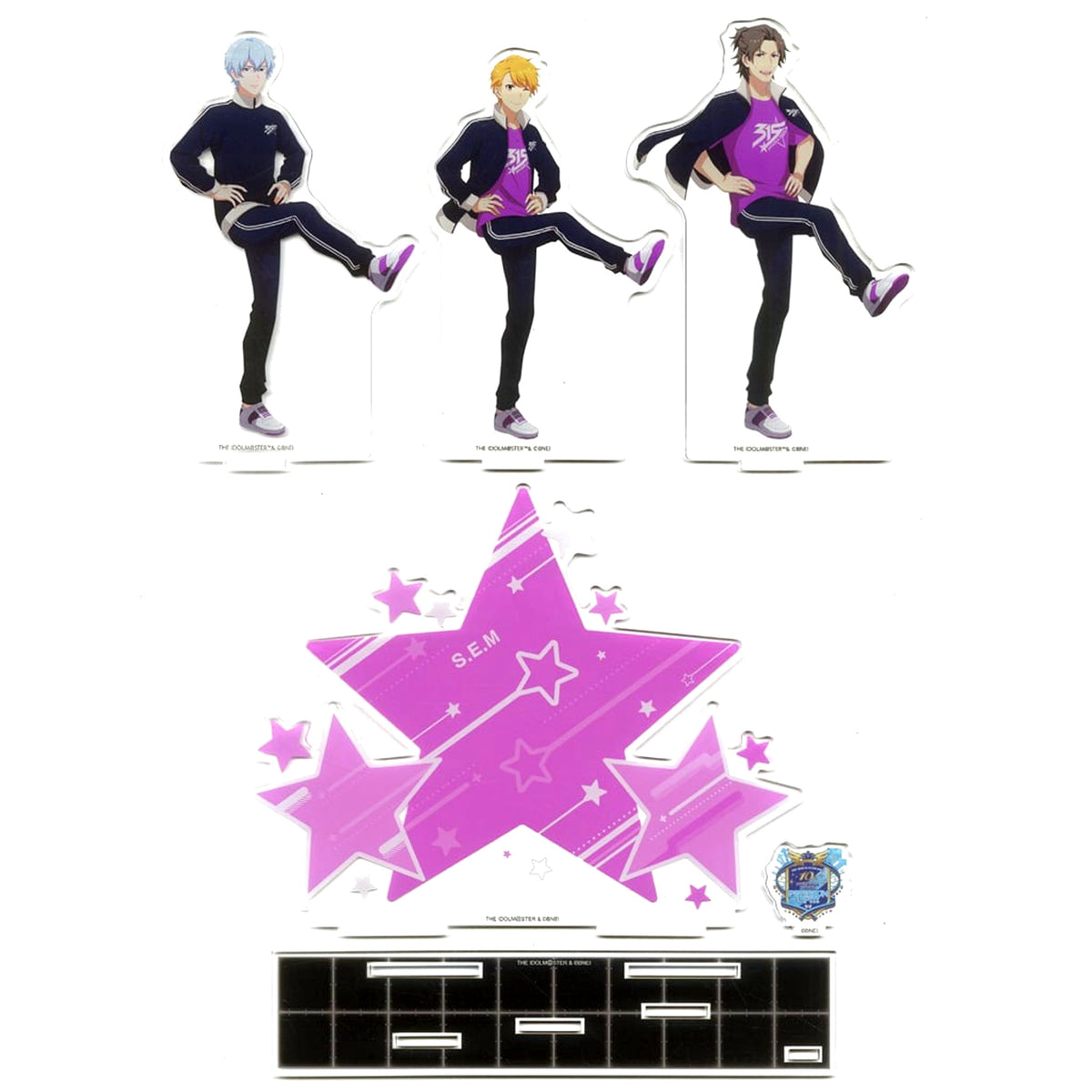 S.E.M Official Acrylic Stand Set Idolmaster SideM 10th ANNIVERSARY MEETING P@SSION UP!!! [USED]
