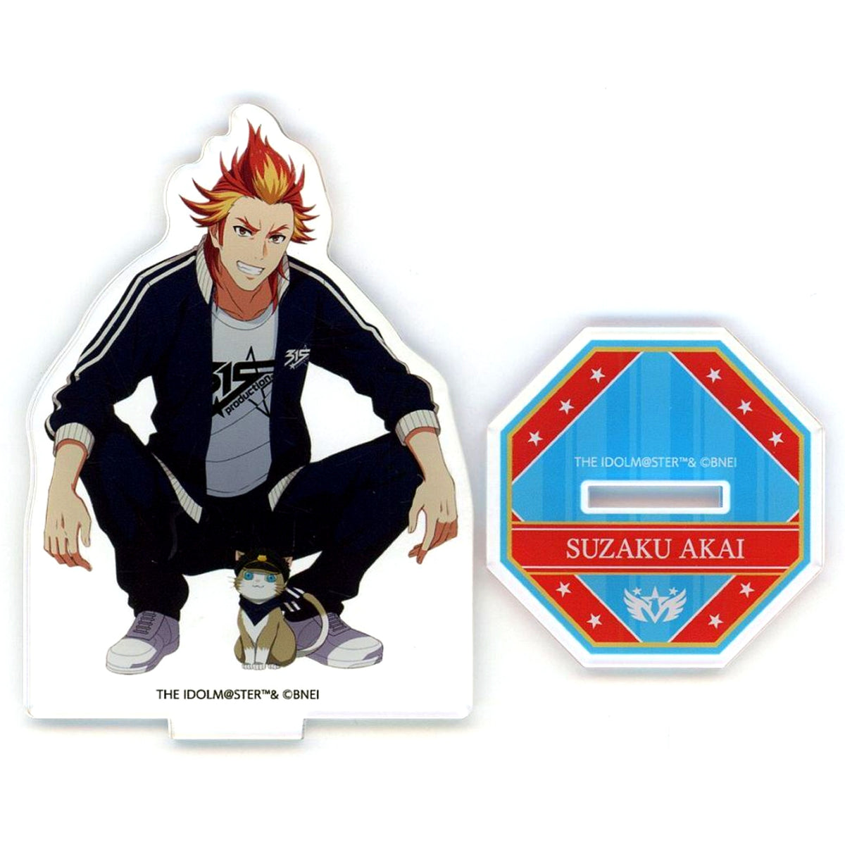 Suzaku Akai Official Acrylic Stand THE IDOLM@STER SideM 10th ANNIVERSARY MEETING P@SSION UP [USED]