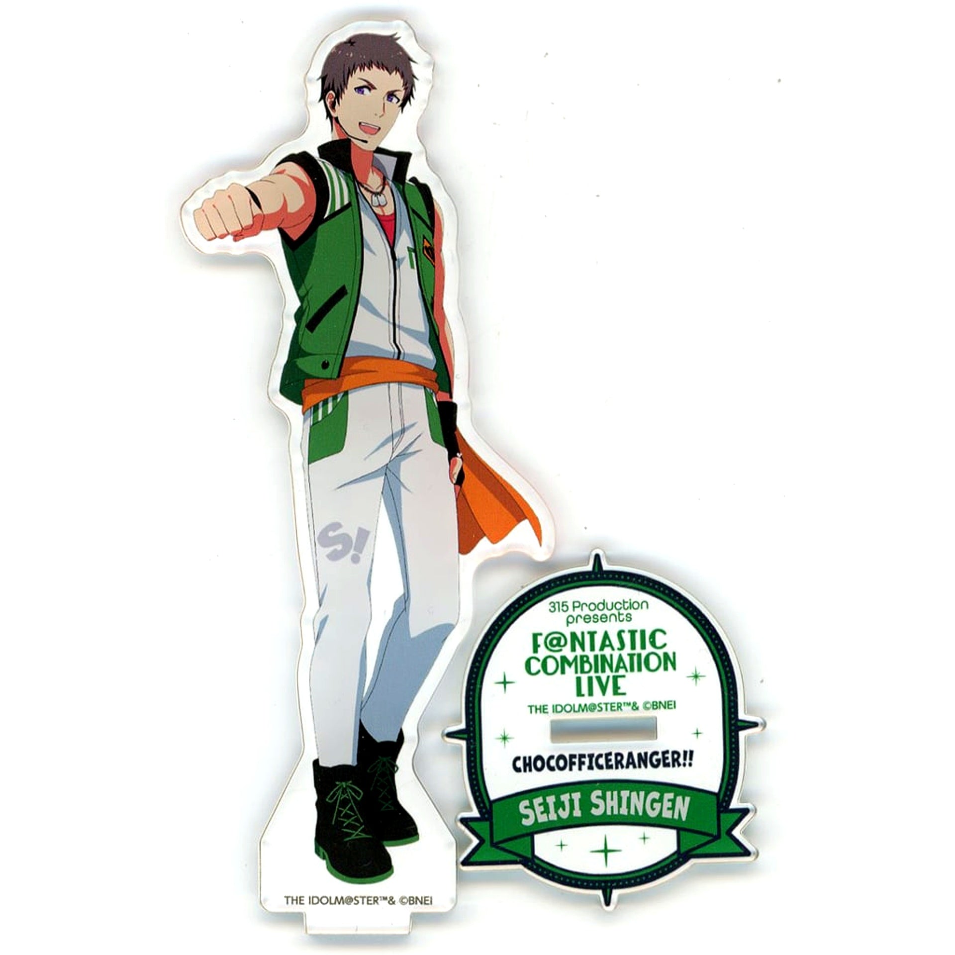 Seiji Shingen THE IDOLM@STER SideM Official Acrylic Stand F@NTASTIC COMBINATION LIVE CHOCOFFICERANGER!! [USED]