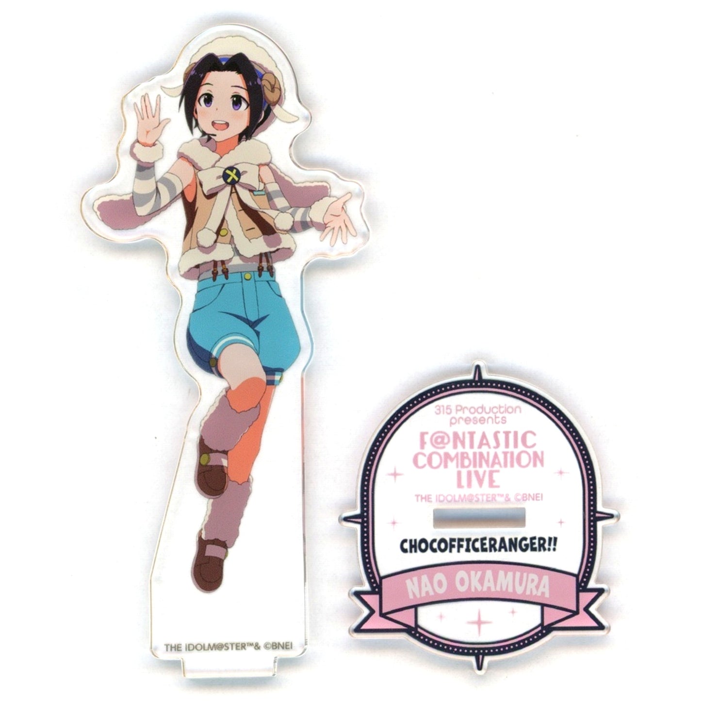 Nao Okamura Idolmaster SideM F@ntastic Combination Live Chocofficeranger!! Official Acrylic Stand [USED]