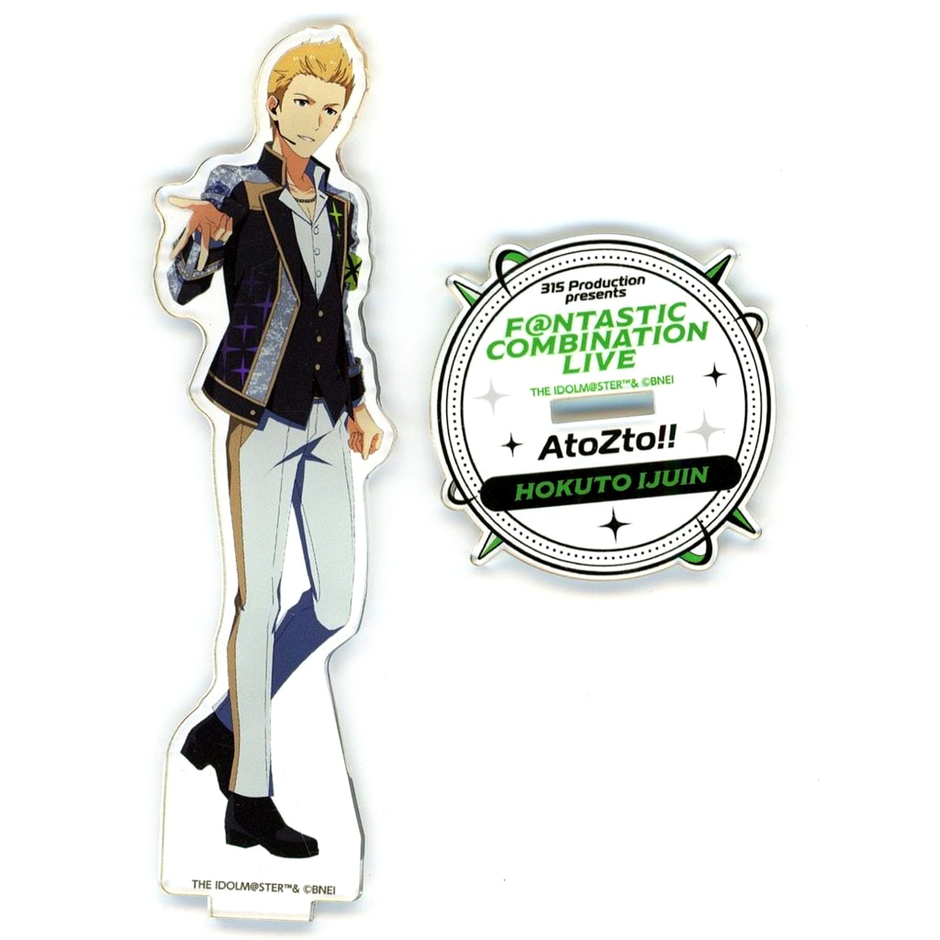 Hokuto Ijuin THE IDOLM@STER SideM Official Acrylic Stand F@NTASTIC COMBINATION LIVE AtoZto!! [USED]
