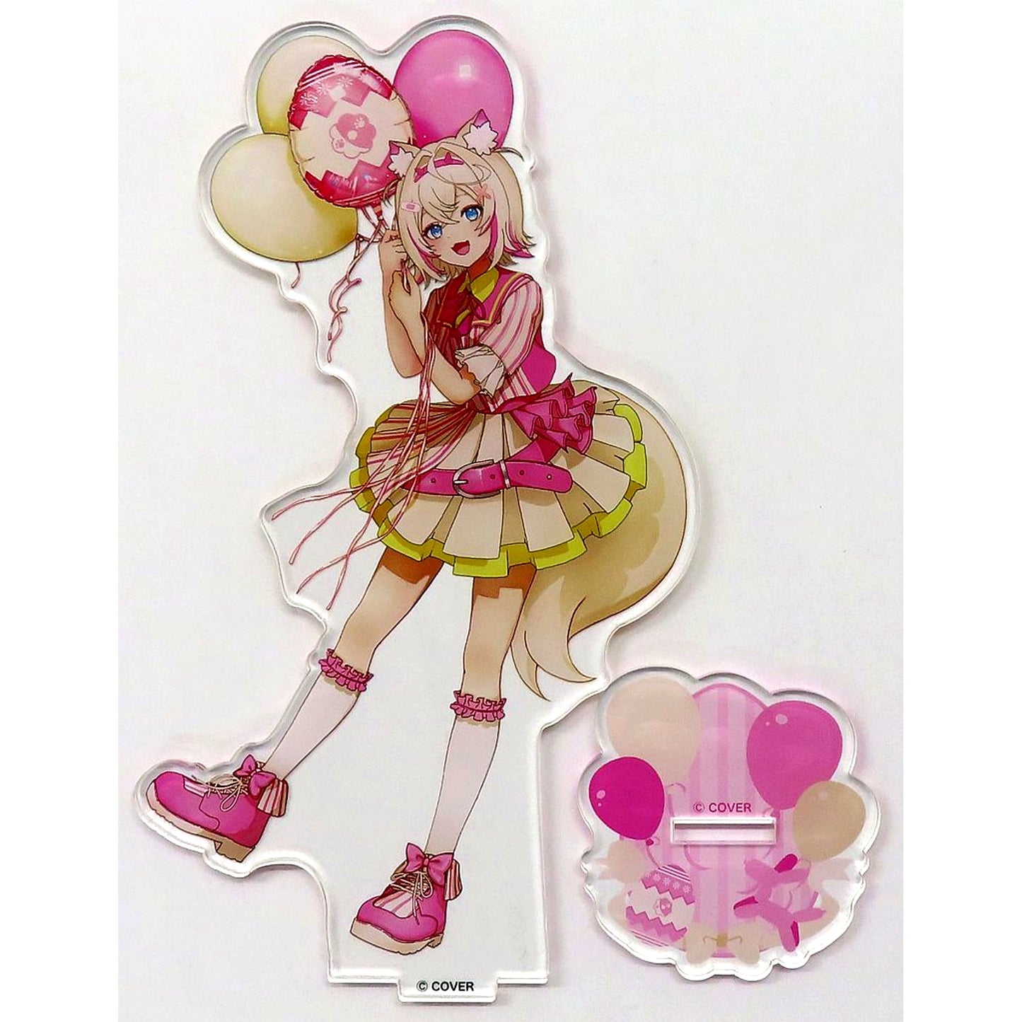 Mococo Abyssgard Acrylic Stand Virtual YouTuber Hololive English Spring Party [USED]