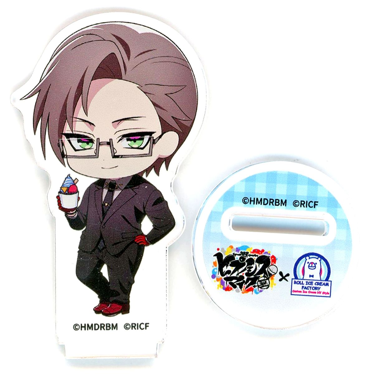 Jyuto Iruma Hypnosis Mic: Division Rap Battle Movie x Roll Ice Cream Factory Trading Acrylic Stand [USED]