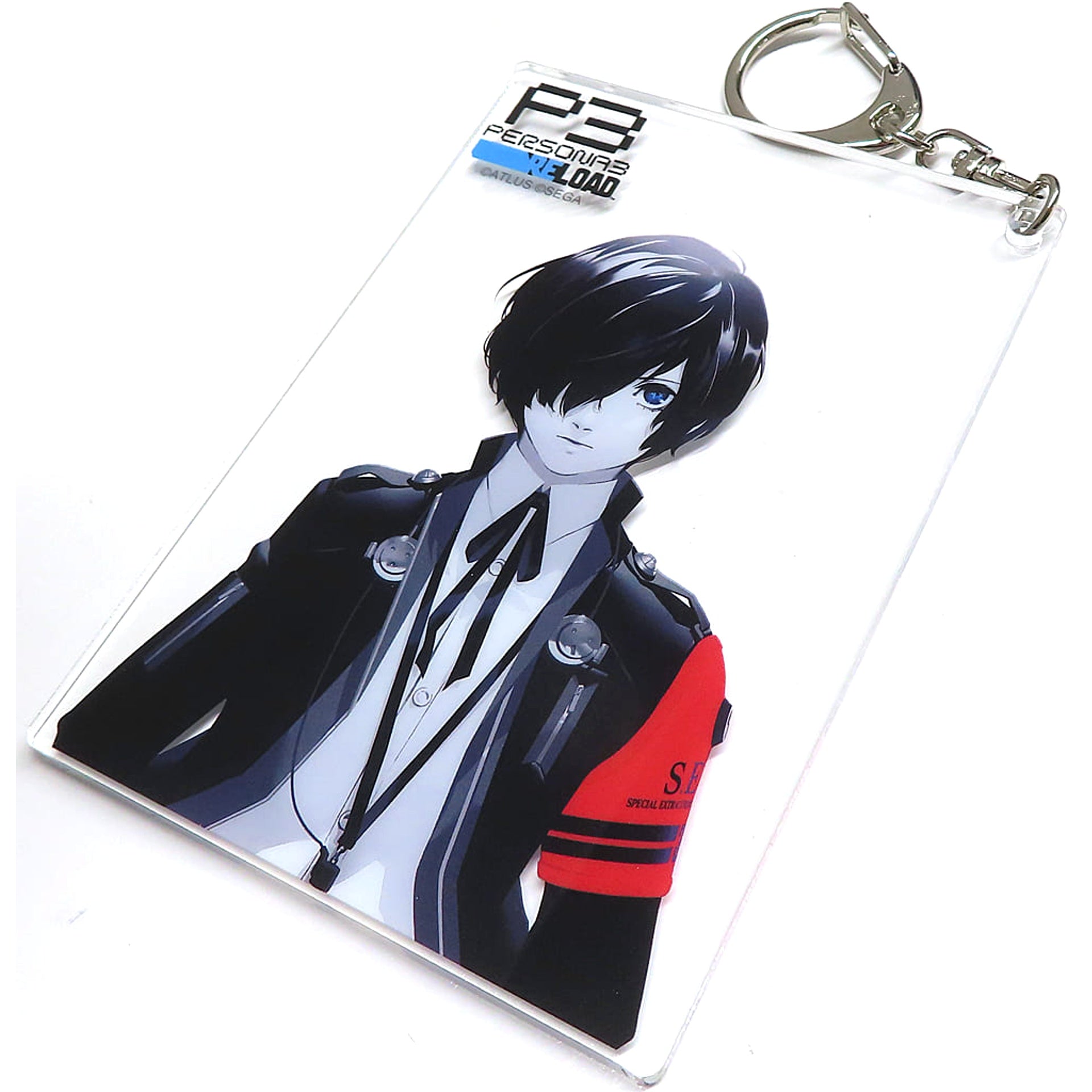 Persona 3 Reload Protagonist Acrylic Plate Keychain Acrylic Stands [USED]