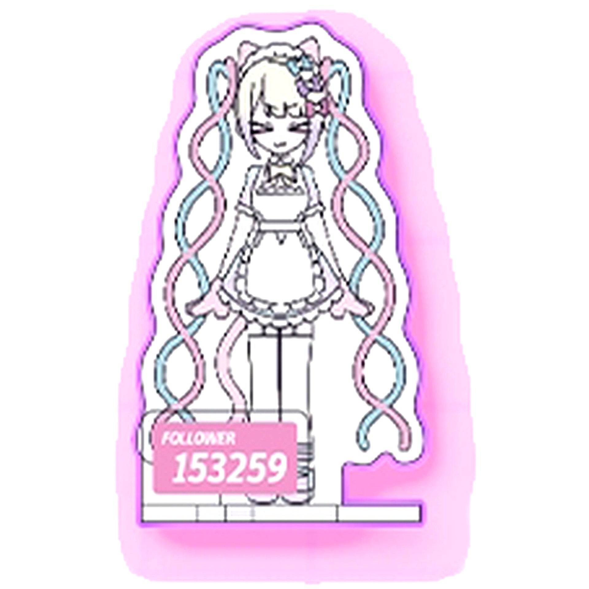 KAnGEL 153259 Internet Angel Blind Acrylic Stand Business Card Size NEEDY GIRL OVERDOSE [USED]