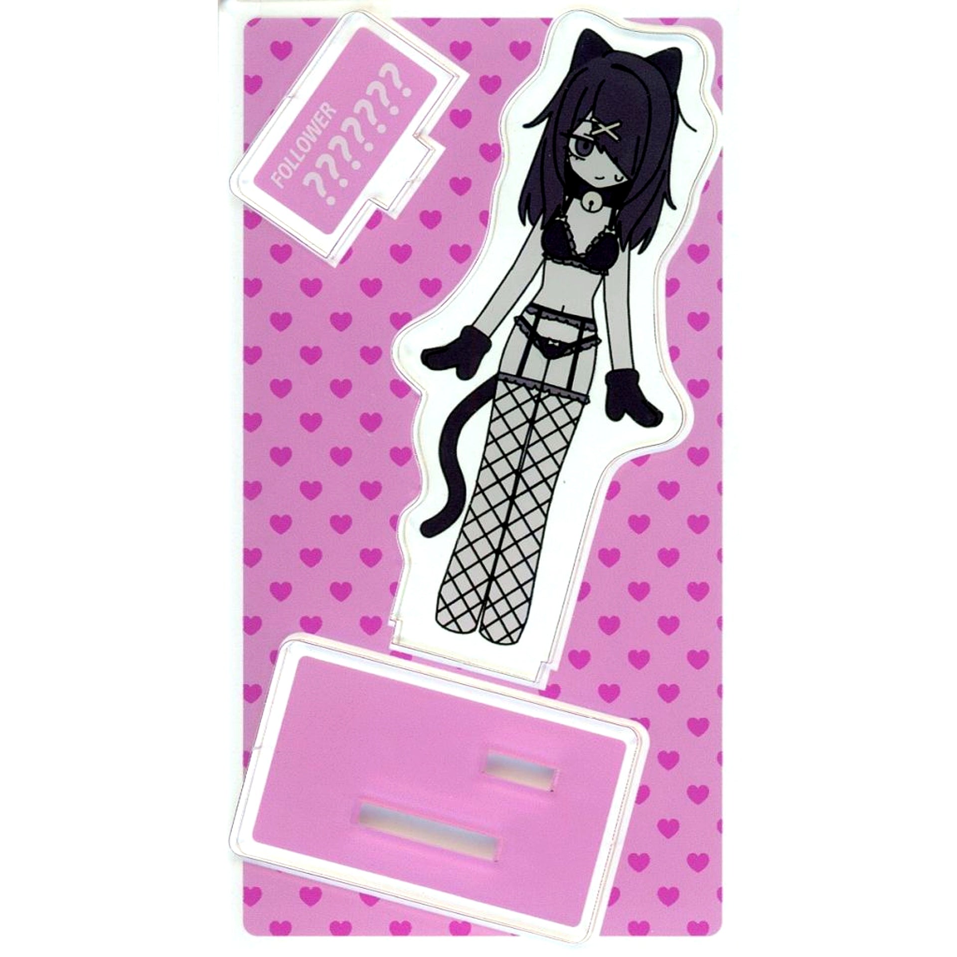 Ame-chan Cat Ears Secret 02 Internet Angel Blind Acrylic Stand Business Card Size NEEDY GIRL OVERDOSE [USED]