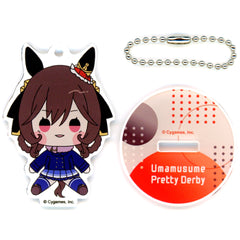 Gentildonna Umamusume Pretty Derby Mochidoru Art Collection Acrylic Stand Keychain Seven Eleven 4th Anniv Seven Net Ltd [USED]