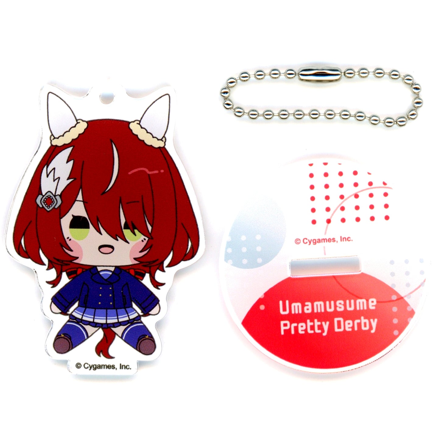Win Variation Uma Musume Pretty Derby Mochidoru Art Collection Acrylic Stand Keychain 7-Eleven 4th Anniv 7-Net Ltd [USED]